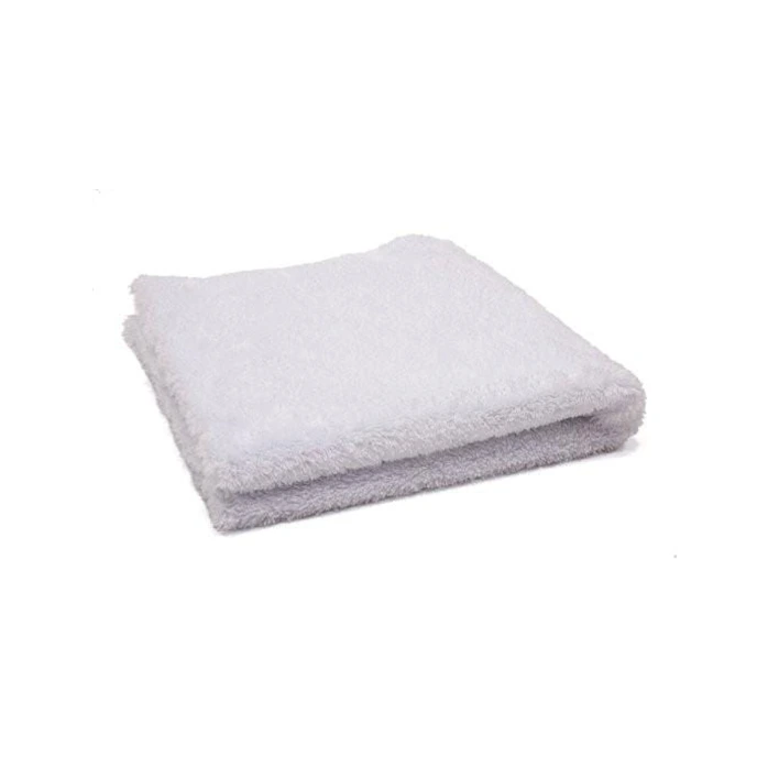 [R1462-W] Xpel Microfibra blanca sin bordes, 470g/m², 40x40