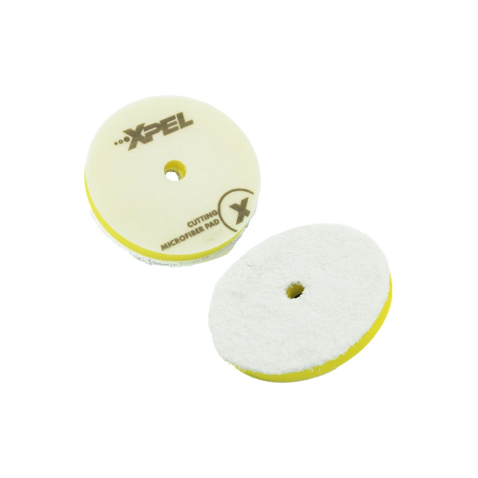 [R1517-2] Xpel Pad microfibra corte medio, amarillo, 2'', 3 unidades